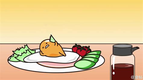 Gudetama en un plato