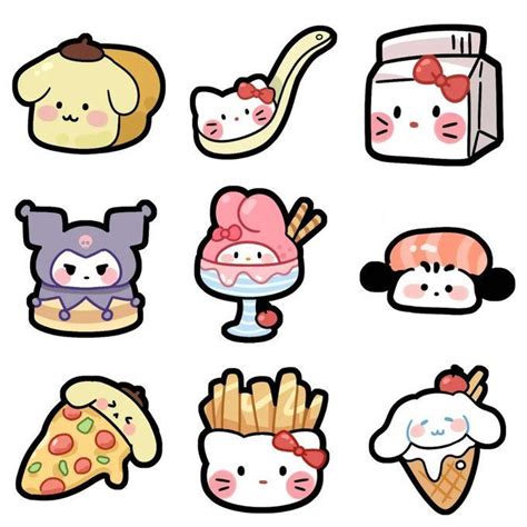 Personajes de Sanrio basados en comida
