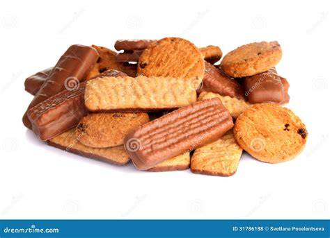 Variedad de galletas con chocolate