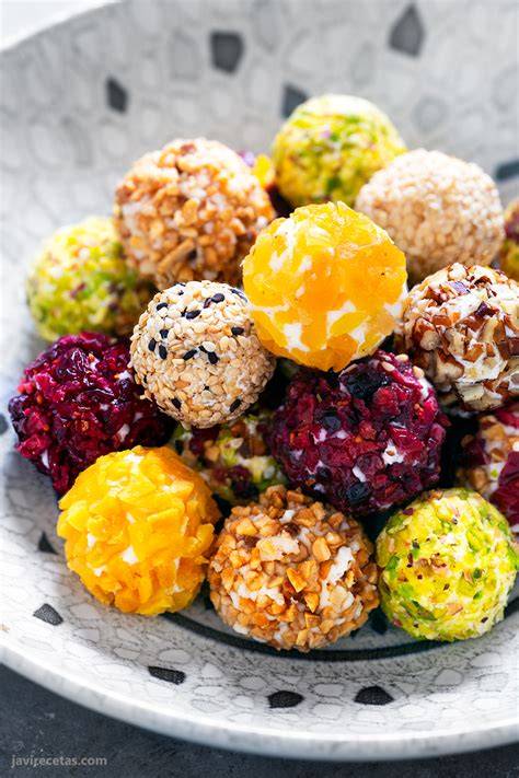 Trufas de queso con almendra crocanti