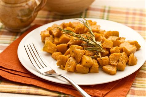 Calabaza salteada con tempeh y salsa de soja