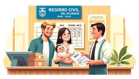 Infografía: Proceso de inscripción de nacimiento en el Registro Civil