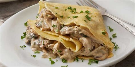 Ingredientes para crepes de pollo