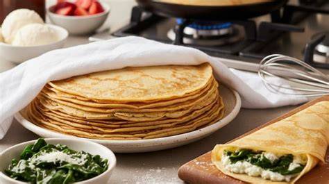 Ingredientes básicos para crepes