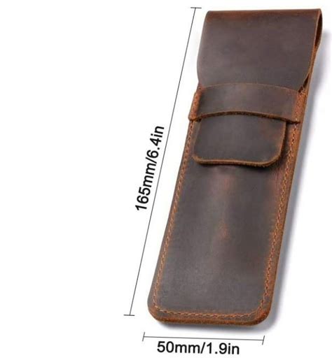 Estuches de cuero para bolígrafos y plumas
