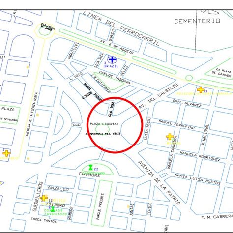 Mapa de ubicación del Centro de Salud de Cerdido