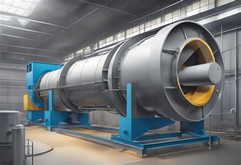 Maíz secándose en un secador industrial