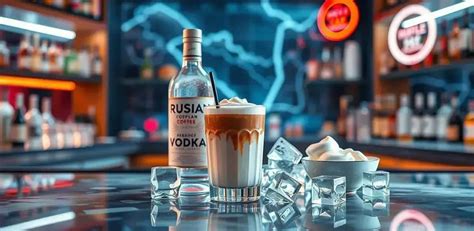 Diagrama de cómo mezclar un White Russian