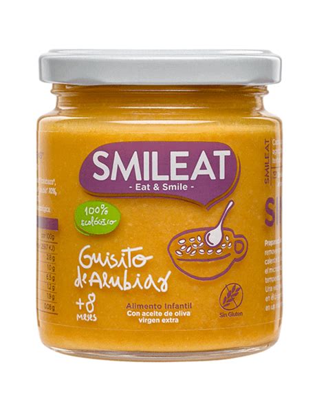 Envase del Potito Guisito de Alubias Smileat