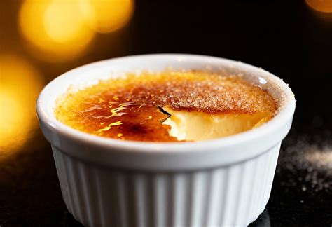 Crème Brûlée con capa de caramelo crujiente