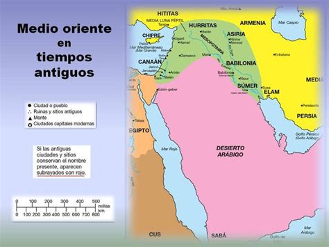 Mapa del antiguo Cercano Oriente mostrando la extensión de las prácticas de adoración
