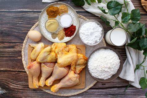 Ingredientes para el marinado del pollo Karaage