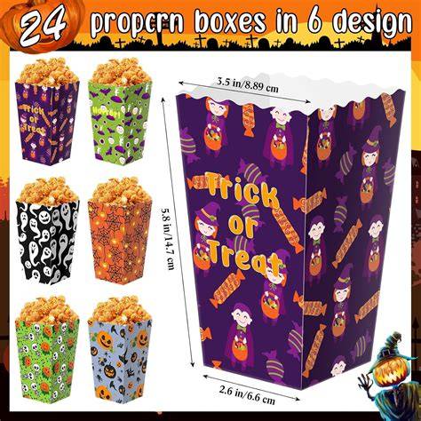 Diseños creativos de cajas de palomitas de maíz
