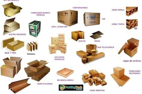 Diversos tipos de materiales para cajas de palomitas