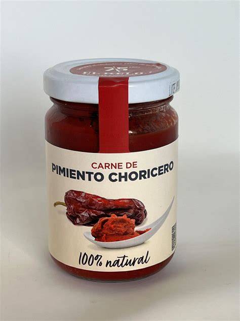 Carne de pimiento choricero en tarro de cristal