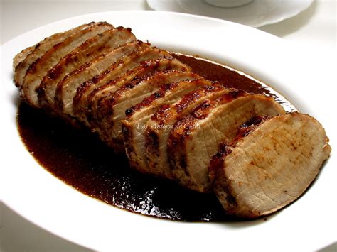 Lomo de cerdo al horno en salsa