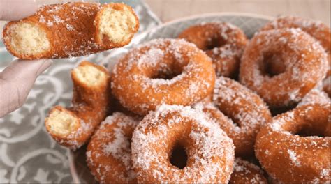 Ingredientes para rosquillas sin gluten