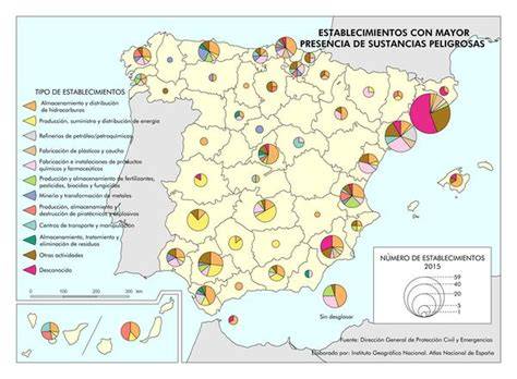 Mapa de la presencia de negocios chinos en España