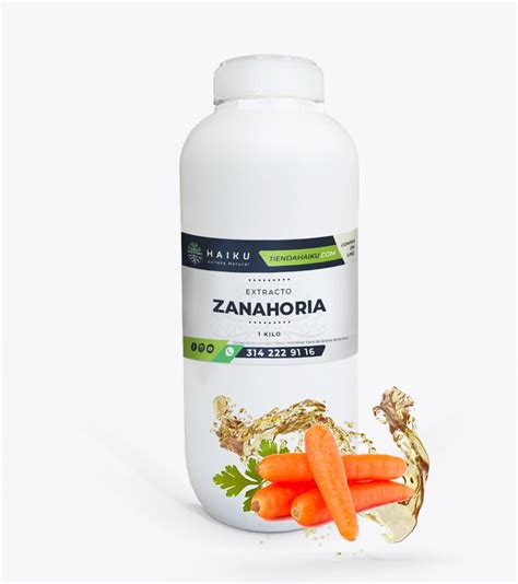 Productos cosméticos con extracto de zanahoria