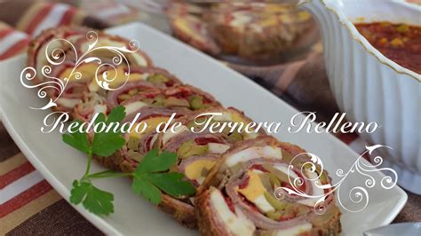 Proceso de enrollado del redondo de ternera relleno