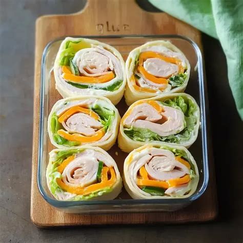 Tortitas de lechuga y pavo listas para servir