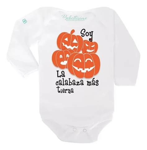 Body de calabaza para bebé personalizado con el nombre