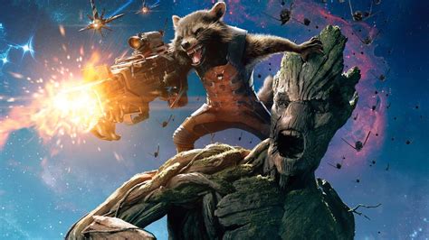 Groot adulto, Rocket y Baby Groot