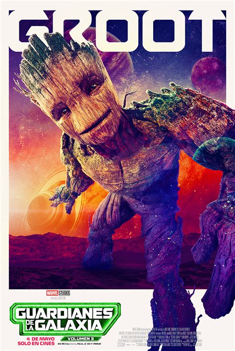 Groot corpulento en Guardianes de la Galaxia Vol. 3