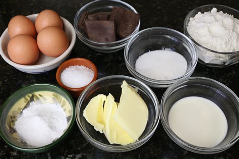 Ingredientes para pastel de chocolate