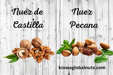 Diferencias entre nueces comunes y nueces pecanas