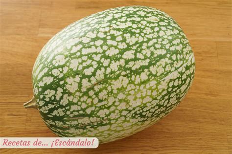 Calabaza cidra en un puesto de mercado