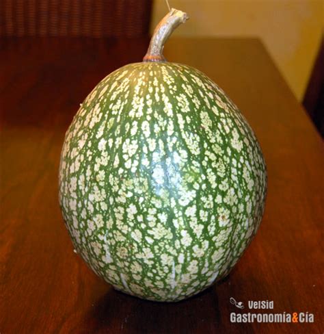 Pulpa de calabaza cidra separada de la piel