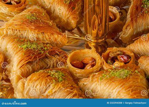 Variedad de postres turcos