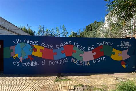 Mural con la frase