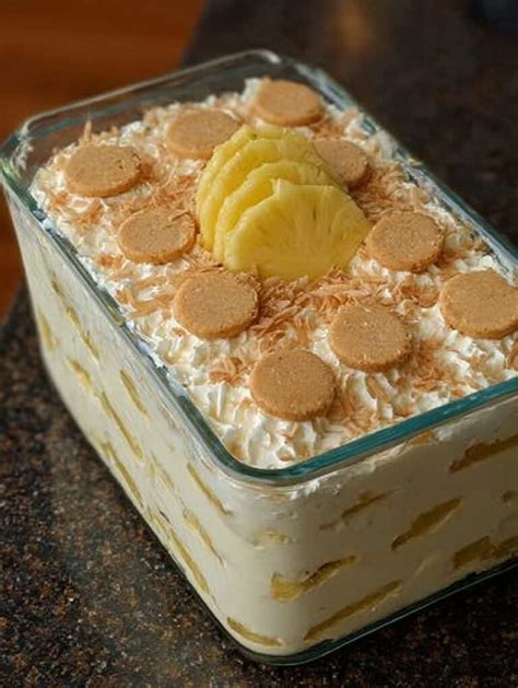 Postre de piña Piña Colada sin gluten
