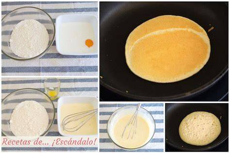 Pasos para preparar tortitas caseras