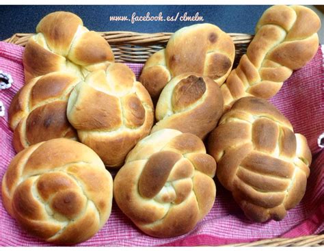 Diferentes formas de bollitos de masa