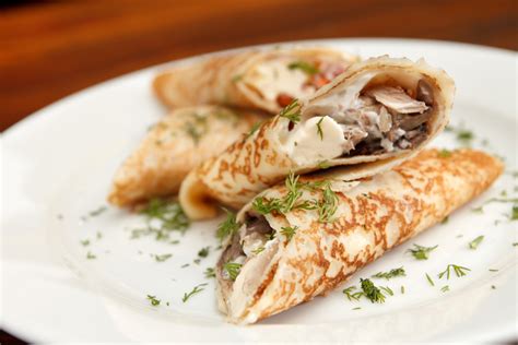 Crepe con queso de cabra