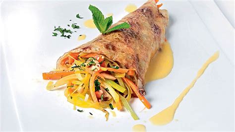 Crepe de verduras