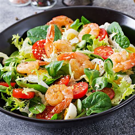 Saltear gambas para ensalada