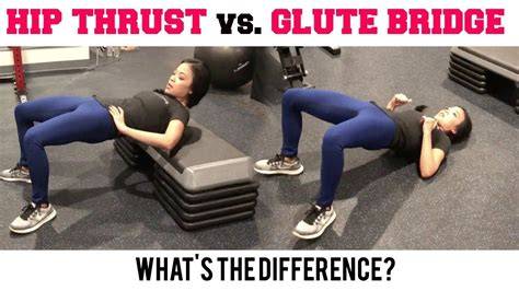 Diferencias entre Glute Bridge y Hip Thrust