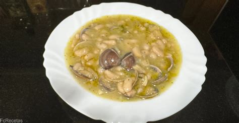 Plato de fabes con tropiezos
