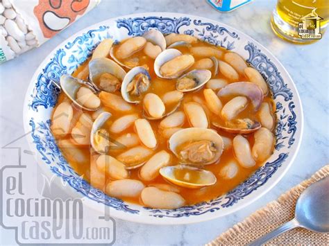 Ingredientes para las fabes con tropiezos