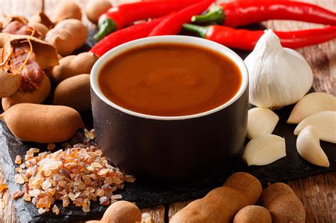 Ingredientes para la salsa de tamarindo