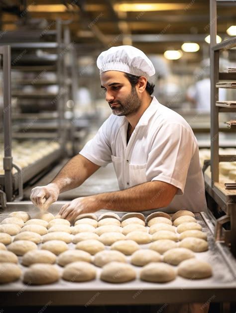 Persona trabajando en una panadería