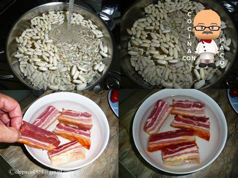 Preparación de fabes en remojo