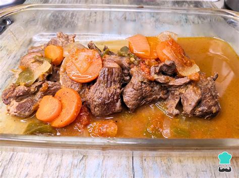 Carne mechada en olla a presión