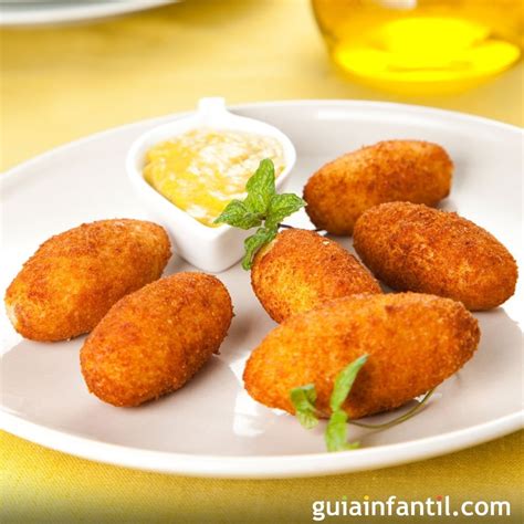 Croquetas rebozadas y fritas