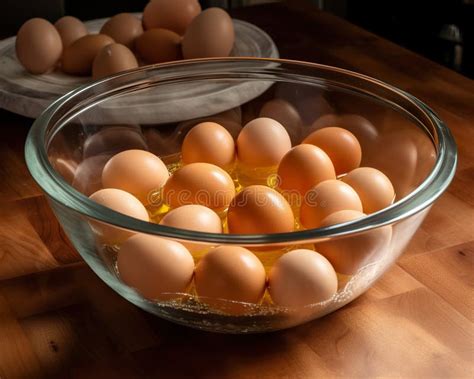 Huevos batiéndose en un bol