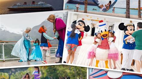 Personajes Disney saludando a visitantes en el parque